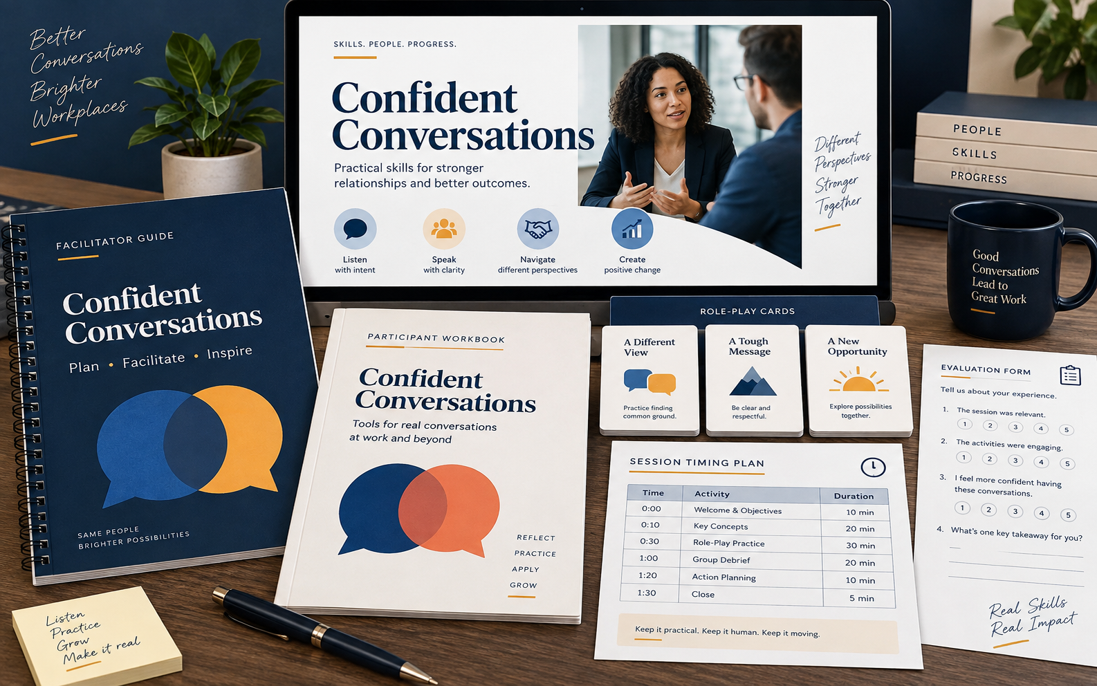 Confident Conversations facilitator-led training toolkit